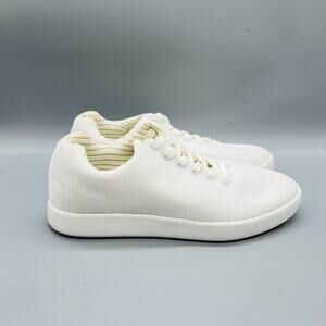 Atoms Shoes Women 8 White Knit Model 000 Low Top Sneakers Walking Comfort Casual